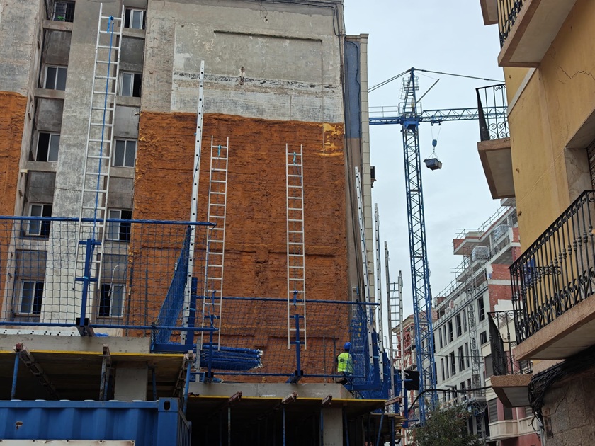 edificio en construcción en Cartagena 1