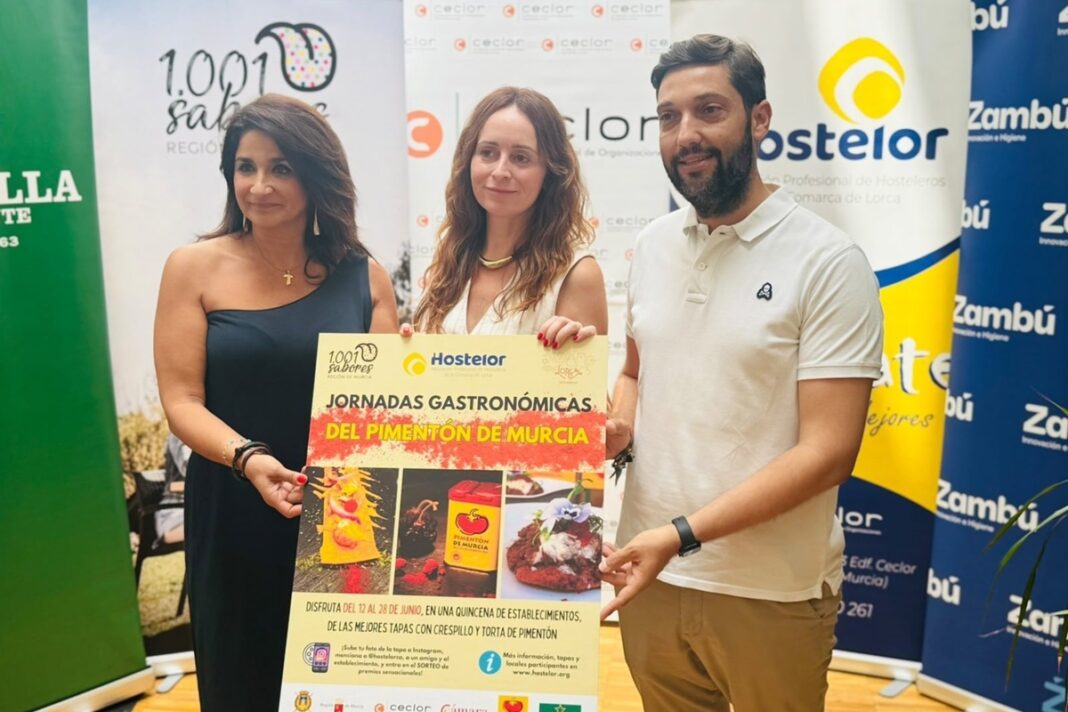 Una quincena de establecimientos de Lorca participarán en las Jornadas Gastronómicas del Pimentón de Murcia D.O.P